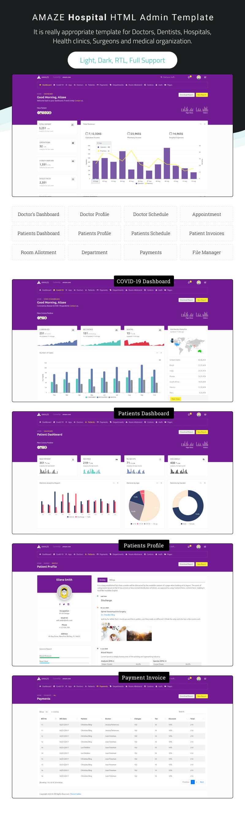 Amaze - Multipurpose Admin Template ui kit