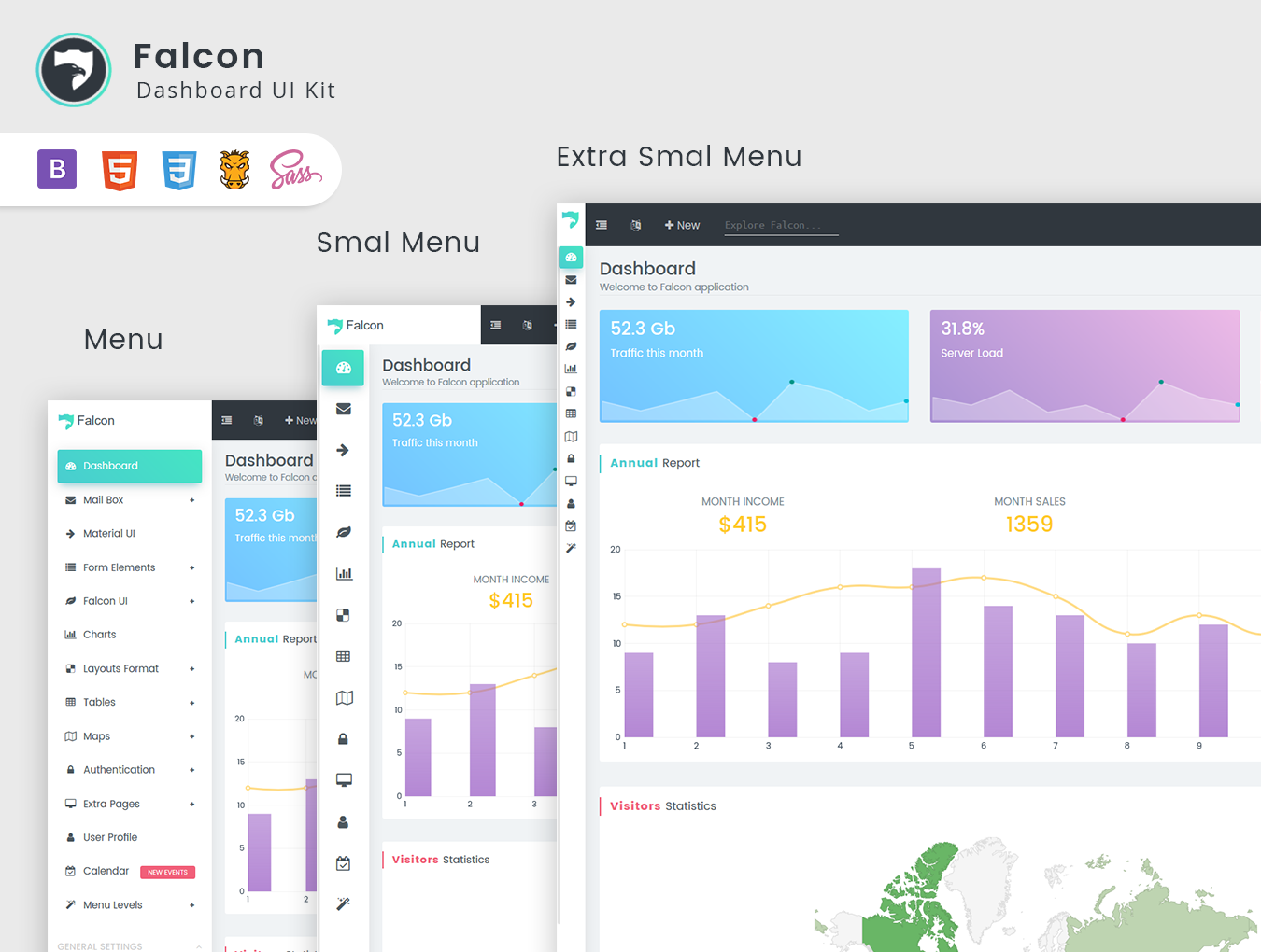 Falcon - Bootstrap Admin Dashboard Template + UI Kit