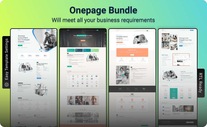 LUNO Onepage landing page Template